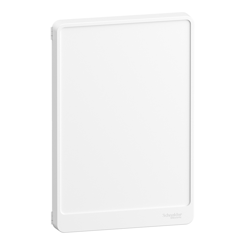 Resi9 - Porte Styl blanche (RAL 9003) pour coffret 2 rangées de 13 modules
