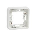 Mureva Styl - Cadre 1 poste - encastré - IP55 - IK08 - blanc