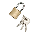 Cadenas de consignation en laiton sans coque 15mm Ø 3mm.