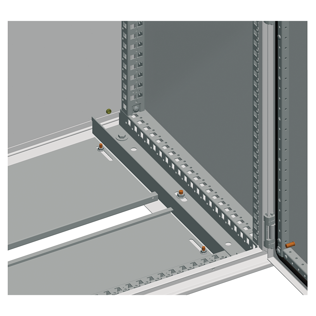 PanelSeT Pièces détachées - Plaque passe-cabl - SM - 1ent ri - L800xP500mm