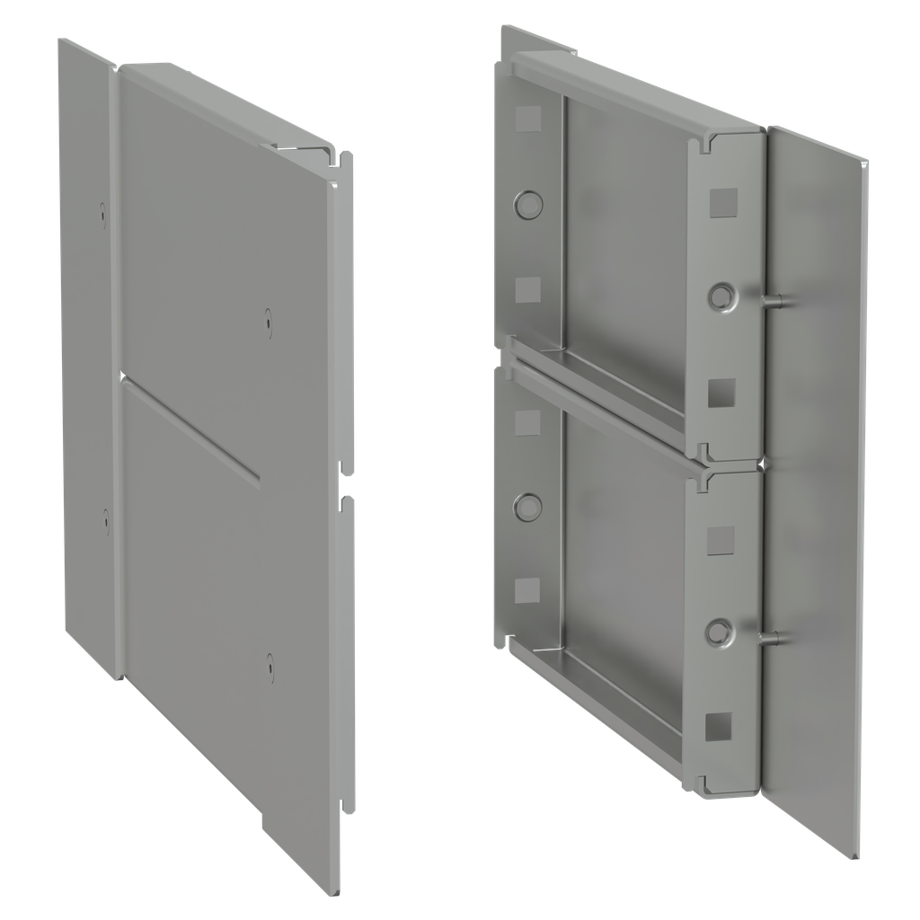 PanelSeT SFN Accessoires - jeu 2 panneaux latéraux - inox 316L - 400x200mm