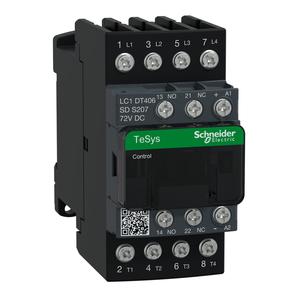 TeSys D - Contacteur tesys lc1d 4p ac1 440v 40 a bobine 72 v cc
