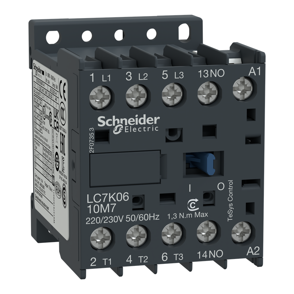 TeSys LC7K - contacteur - 3P - AC-3 440V - 6A - bobine 220Vca