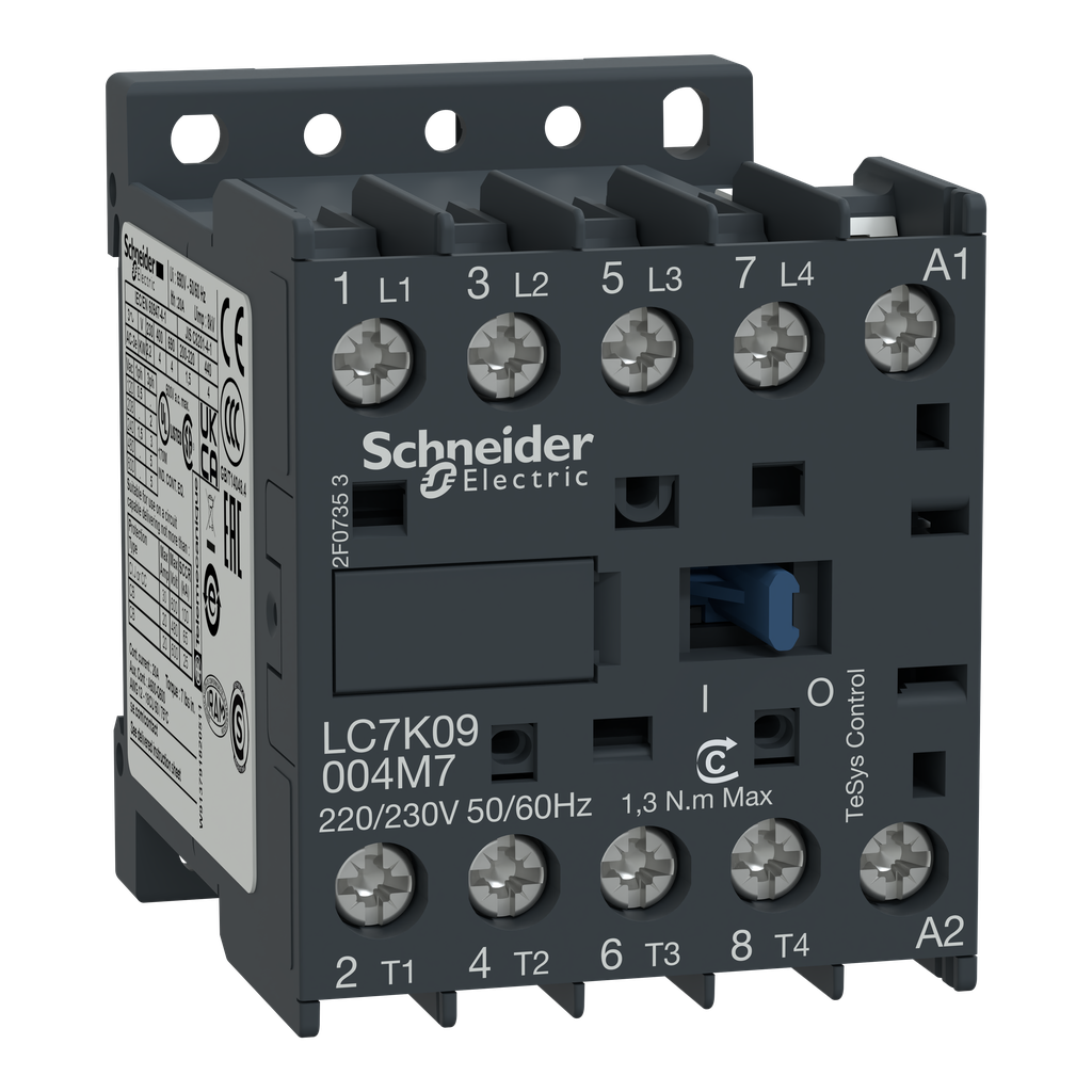 TeSys LC7K - contacteur - 4P - AC-1 440V - 20A - bobine 220Vca