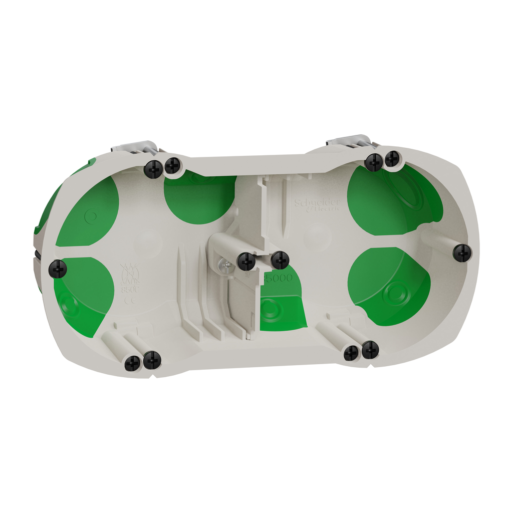 Multifix air - boîte étanche 2 postes - Ø67mm - P40mm - entraxe 71mm