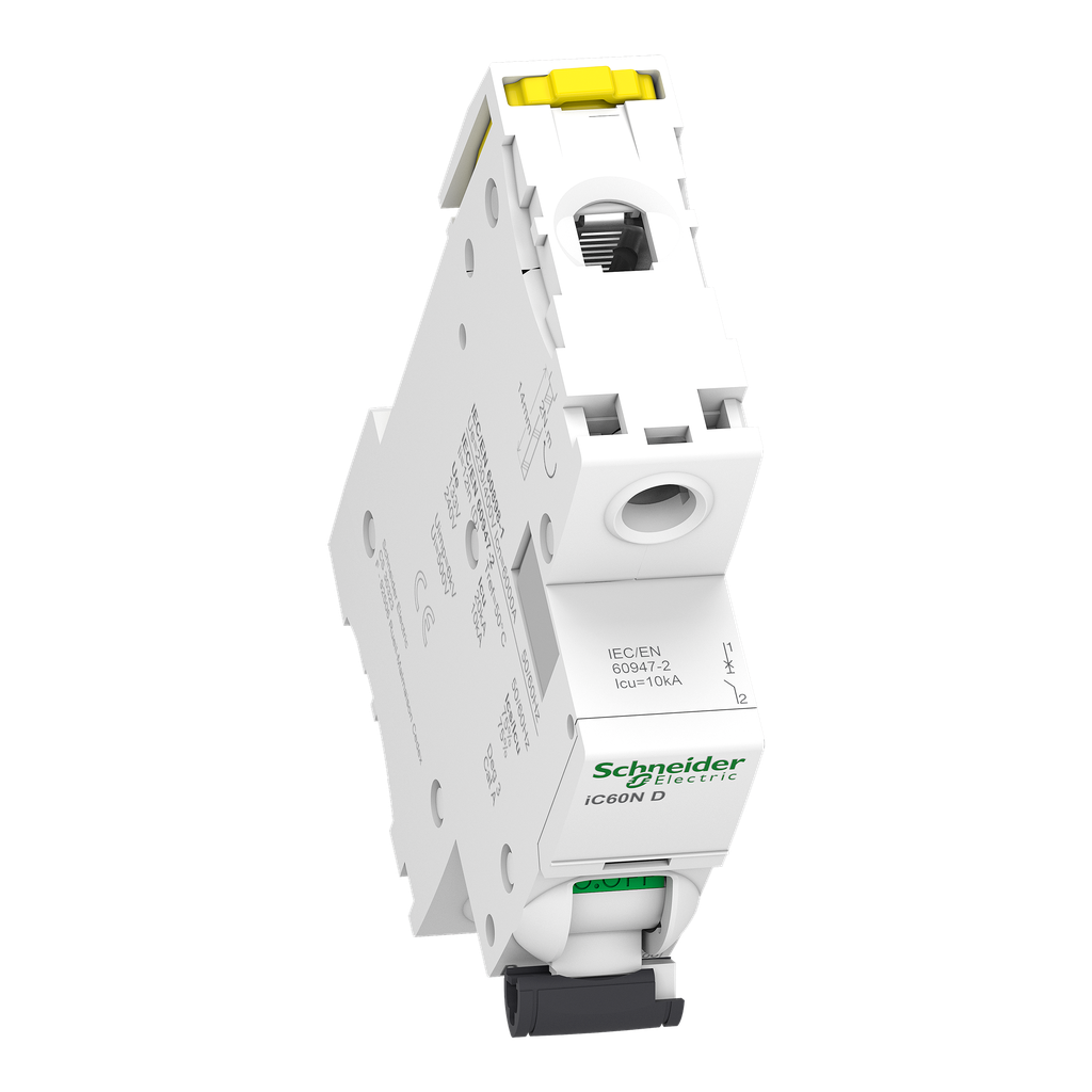 Acti9 iC60N - Disjoncteur - 1P - 16A - Courbe D - 230Vca - 6000A/10kA