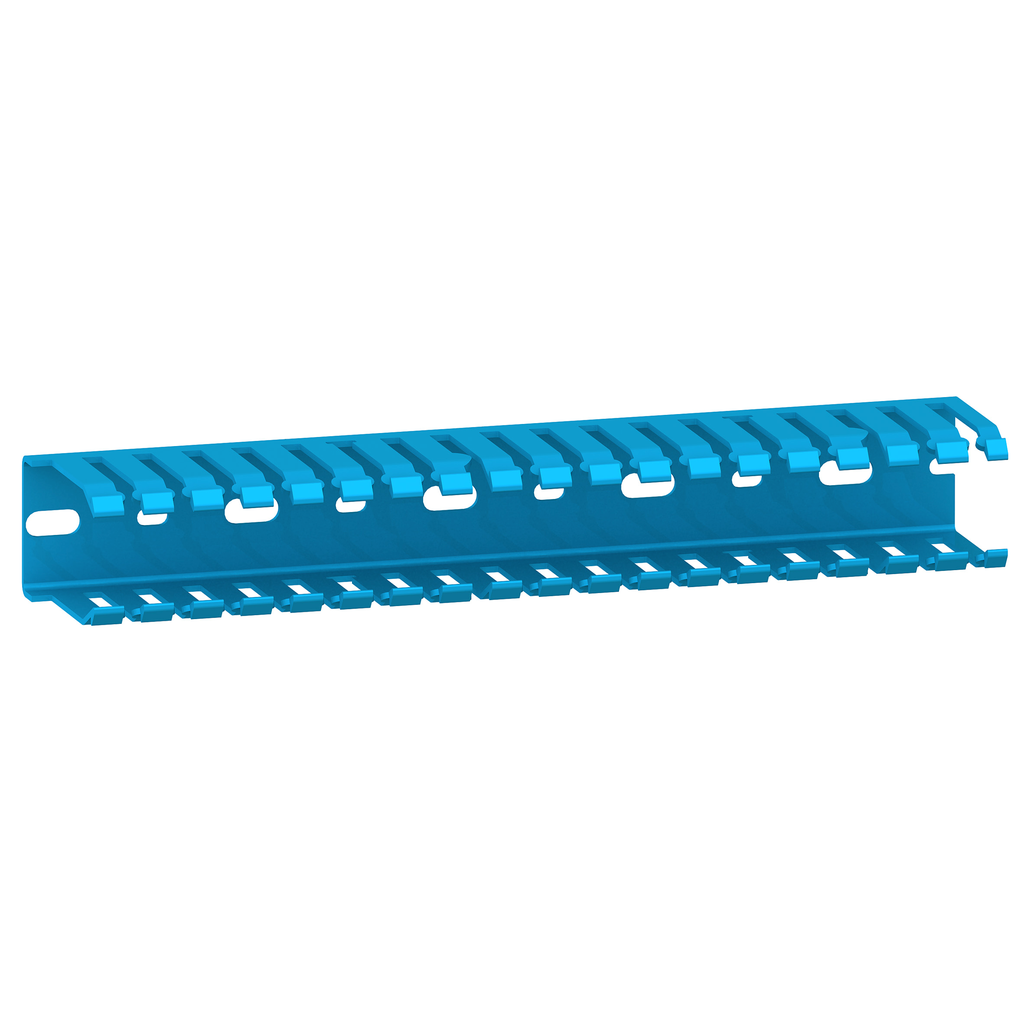 PanelSeT - Goulotte perforee sans couv - 2m - 144x30mm - bleu