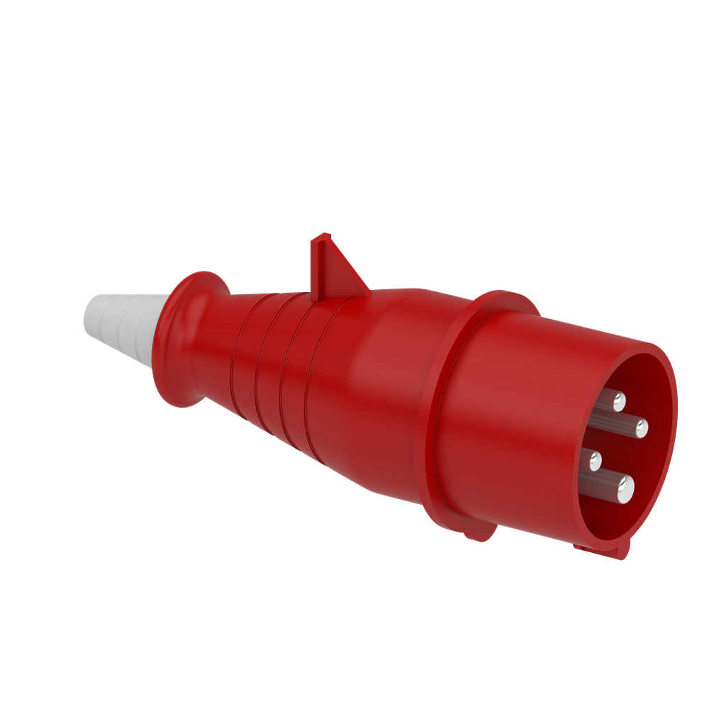 Mureva - fiche mobile inverseur de phase droite - 3P+T - 380-415 V CA - IP44