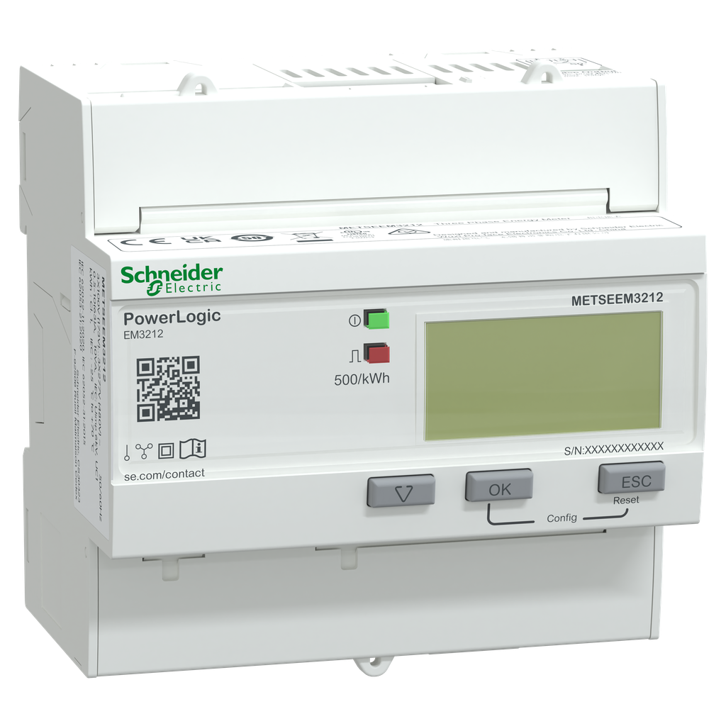 PowerLogic - compteur d'énergie tri - 63A - EM3212