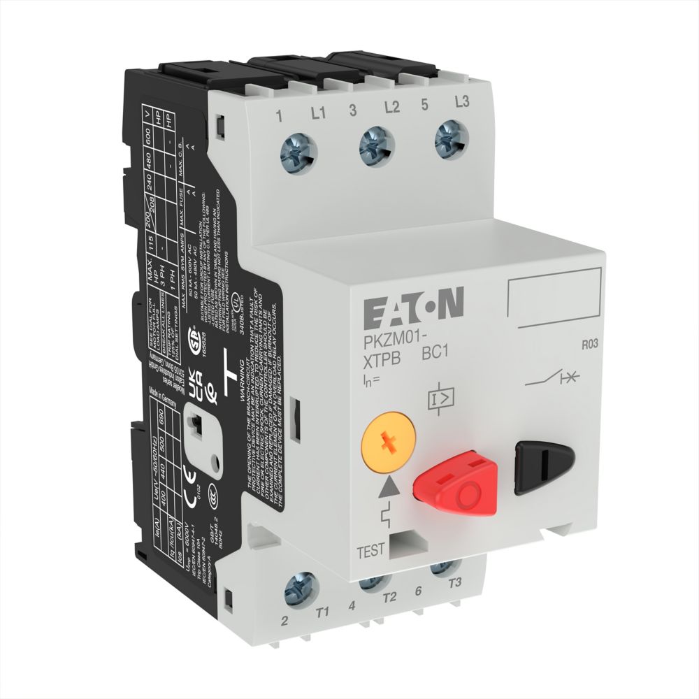 Disjoncteur de protection moteur, 3p, Ir=0,4-0.63A