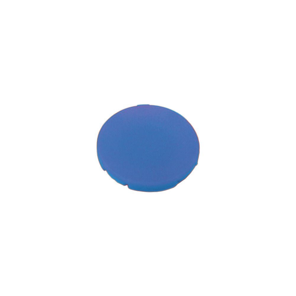Étiquette, plate bleue, sans inscription
