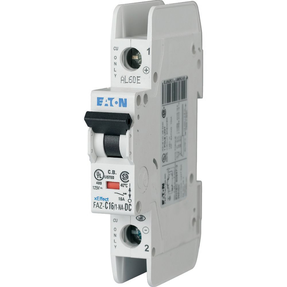 Disjoncteur FAZ-DC, 10A, 1P, 15kA (IEC/EN 60947-2), 10 (UL489) kA, UL, courbe C