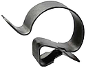 CLIP BORD DE TOLE  Ép. 7 à 12mm pour Ø10 -14mm  Bte de 100