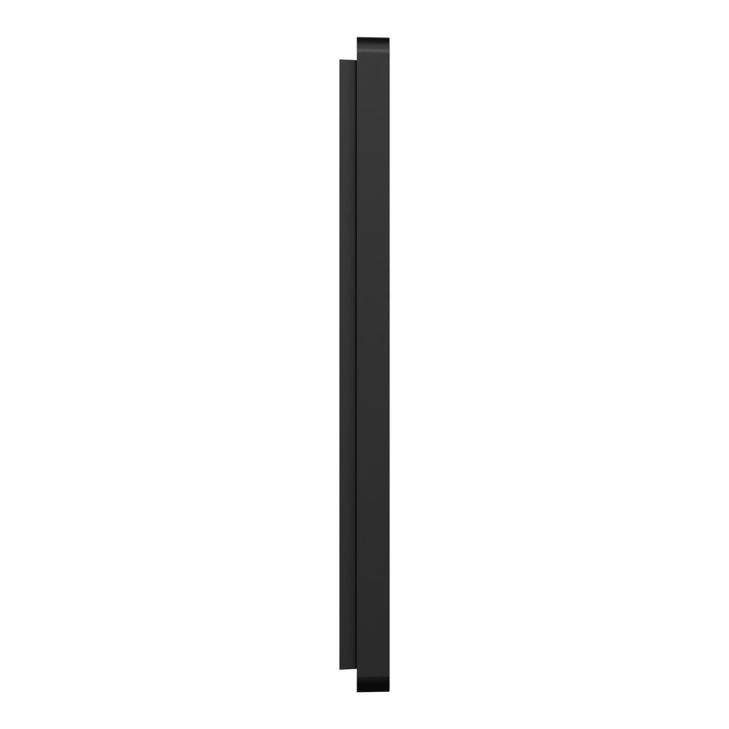 Odace Architecte - plaque 2 postes entraxe spécifique 57mm - Noir onyx