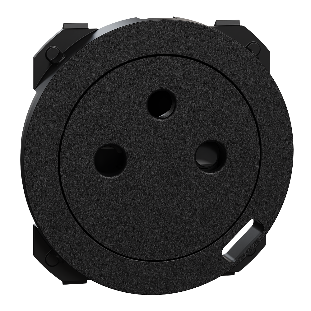 Odace - enjoliveur seul - pour prise affleurante et chargeur USB-C - noir onyx