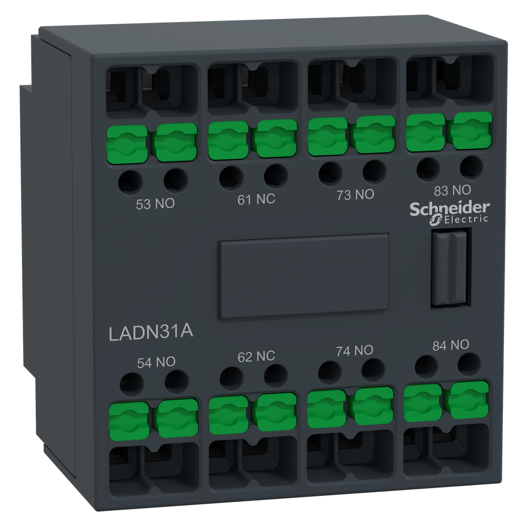 TeSys LAD - Snap In - bloc contacts auxiliaires frontaux - 3F+1O