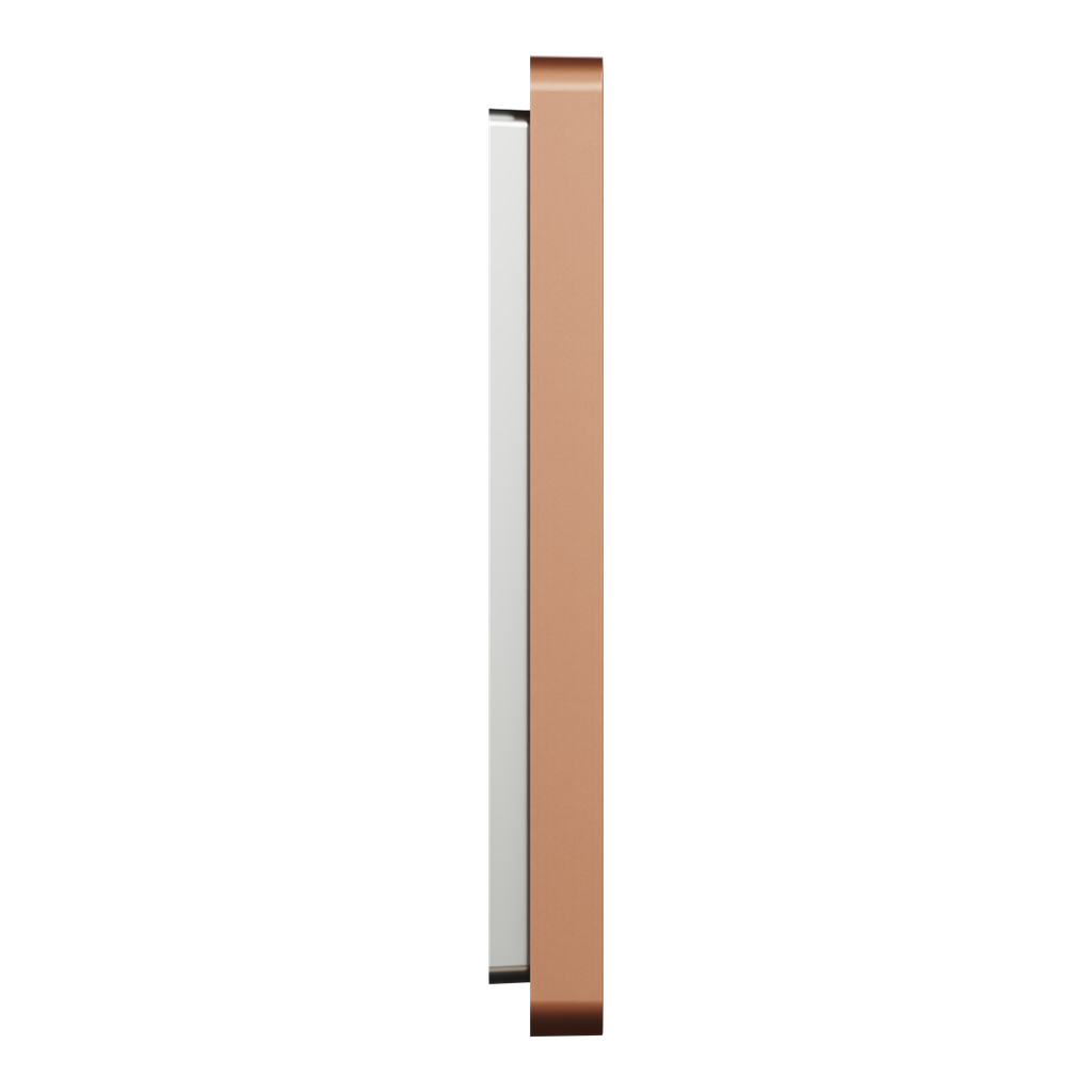 Odace Architecte - plaque de finition 1 poste - effet Cuivre