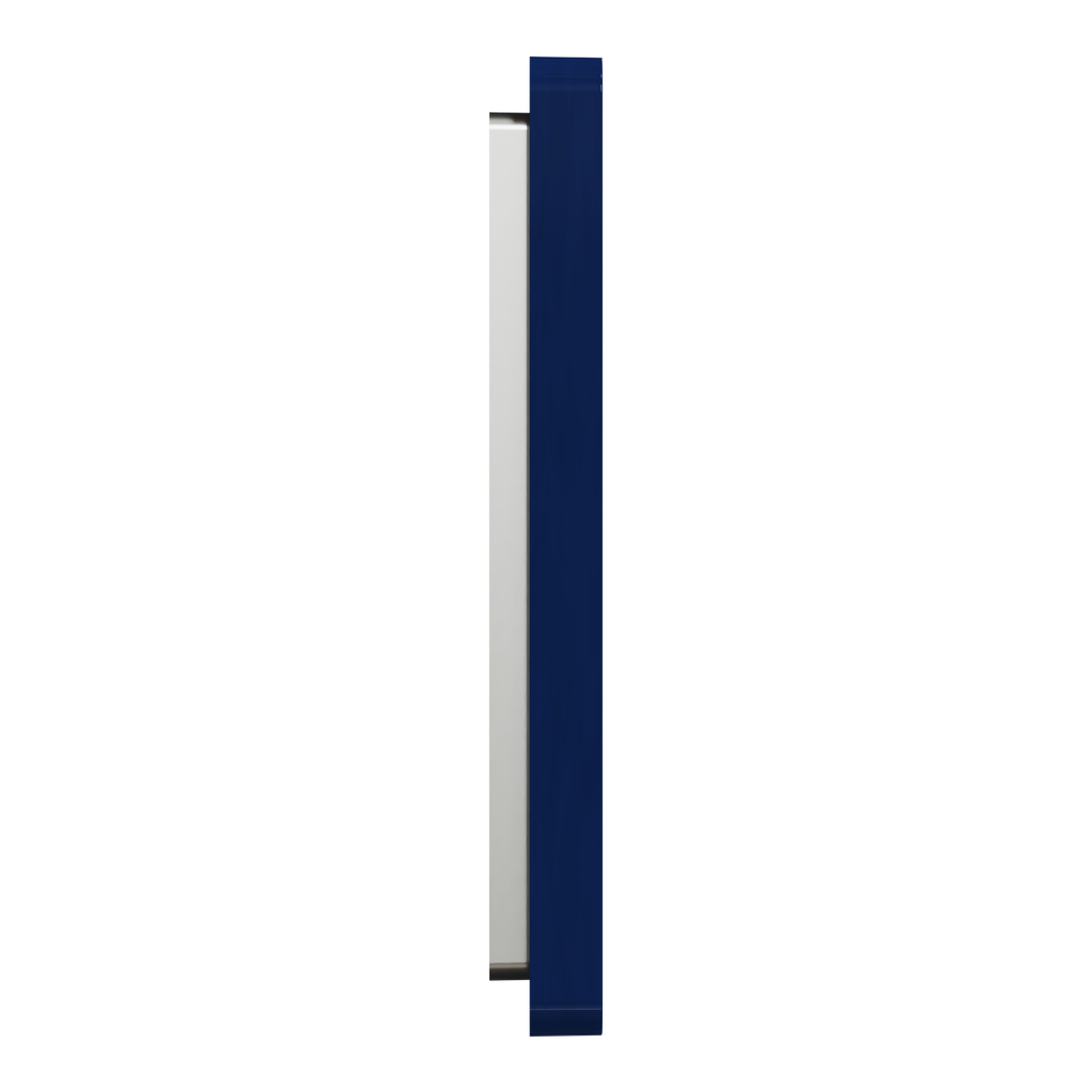 Odace Architecte - plaque de finition latérale - Bleu émaillé