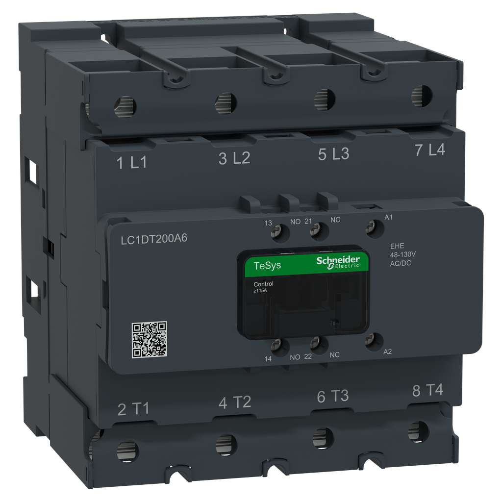 TeSys Deca Advanced - CTR Deca 200A 4P 48-130V ACDC