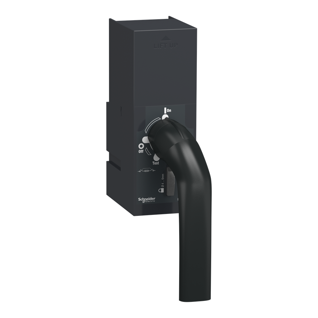 FuPact GS - commande rotative directe - 250 à 400A - noire avec position test
