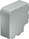 Angle plat 60x110mm Chlorure de polyvinyle blanc pur RAL 9010