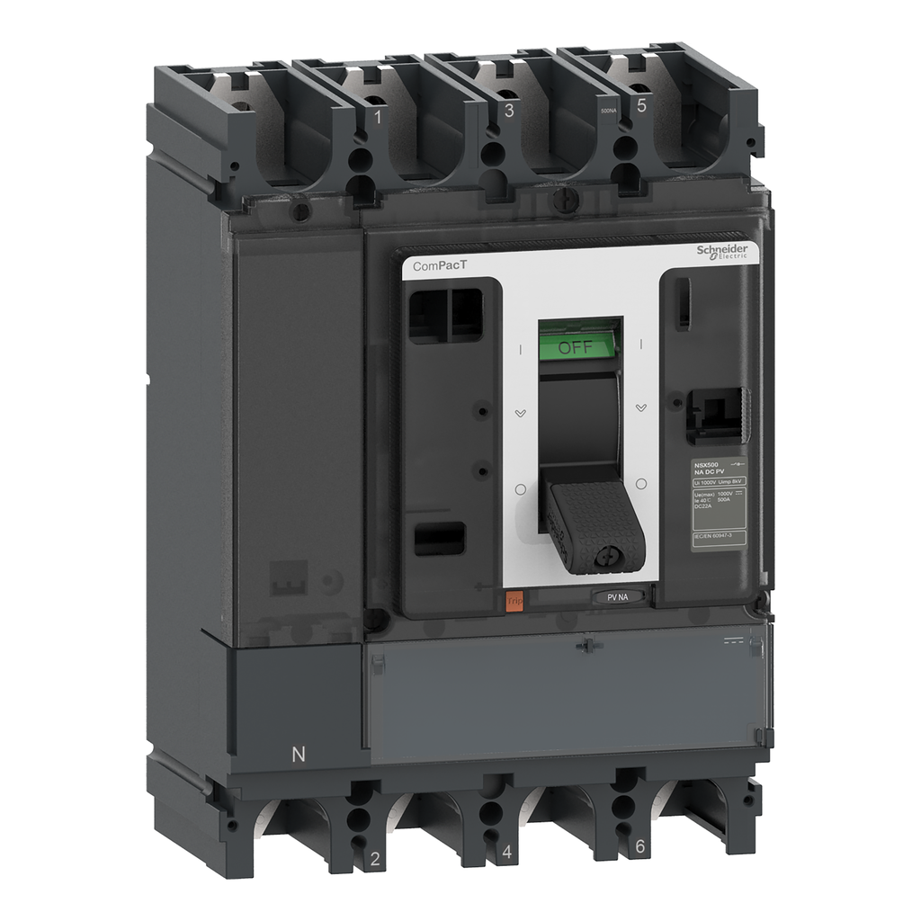 ComPacT NSX400 NA DC PV - interrupteur sectionneur CC PV - 400A - 4P - fixe