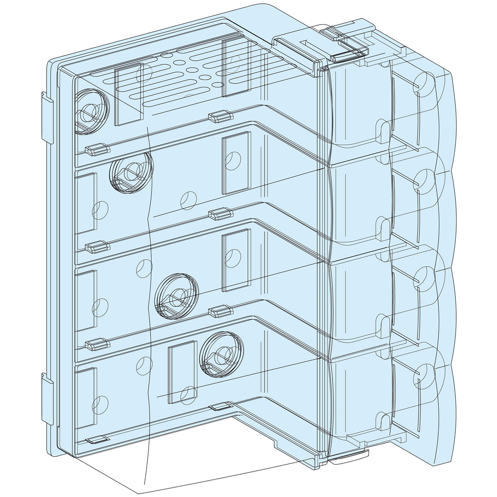 Linergy - Bloc alimentation INV100-250 - INS250 horiz. (vers Linergy BW)
