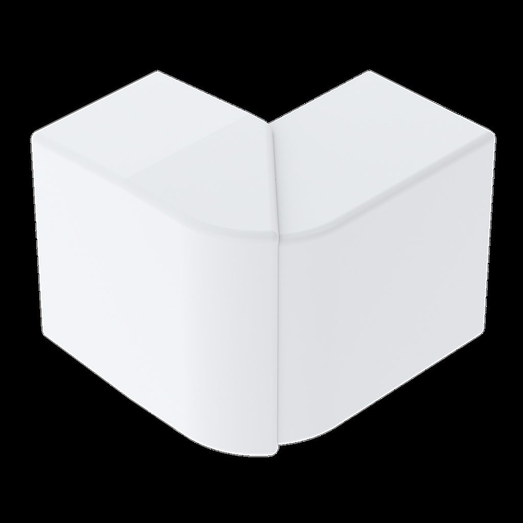 Angle extérieur AX AE6040 blc/100x60x100/PC-ABS