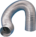 Gaine semi-rigide aluminium, classement M0, D 80 mm, longueur 3 m
