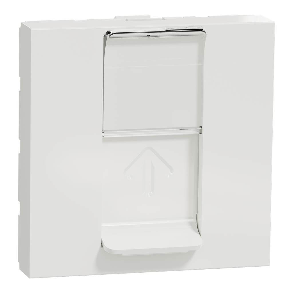 Unica - lot de 100 prises de communication RJ45 - cat. 6 FTP - blanc - méca seul