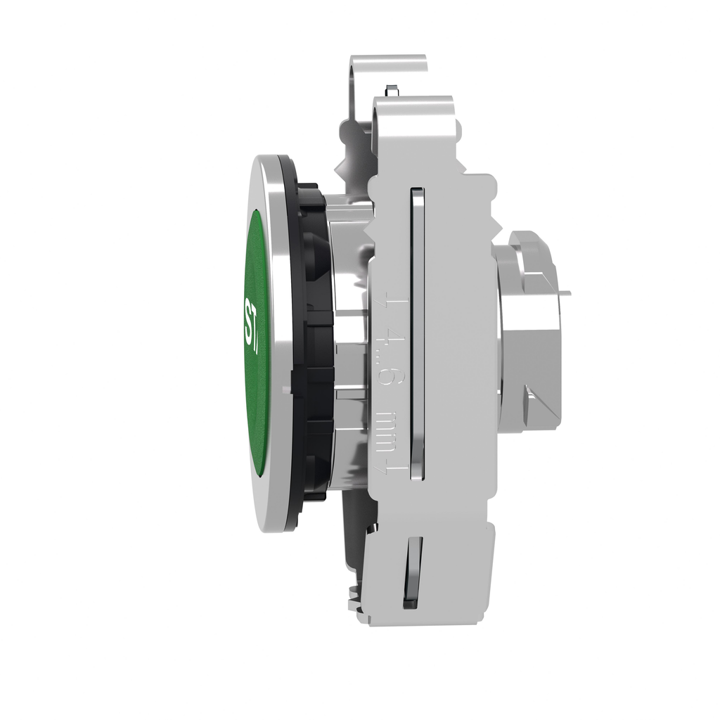Harmony XB4 - tête bouton poussoir à impulsion - flush - marqué - vert