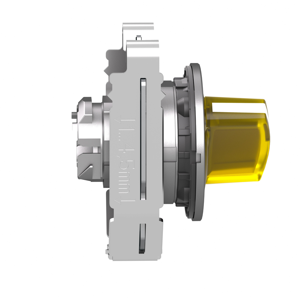 Harmony XB4 - tête bouton à manette lumineux - flush - 2 pos fix - jaune