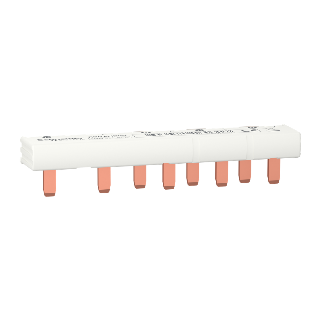 Resi9 - peigne monobloc - 1P+N - 63A - 5 modules