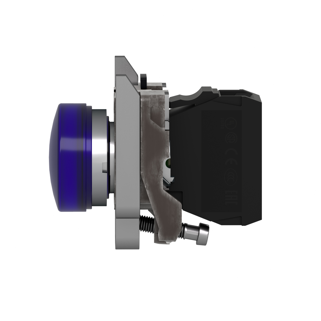 Harmony XB4 - voyant lumineux DEL - Ø22 - bleu - 120V - vis étrier