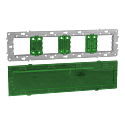 Unica - support de fixation 10 mod / 4 postes + protection de chantier - zamac
