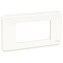 Unica Pro - plaque de finition - Blanc - 4 modules