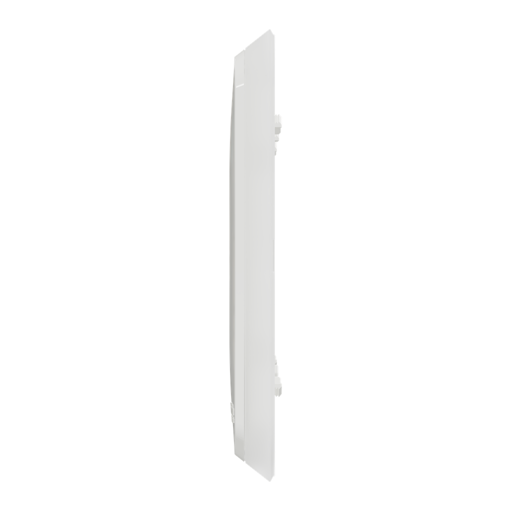 Unica Pro - plaque de finition - Blanc antibactérien - 6 modules