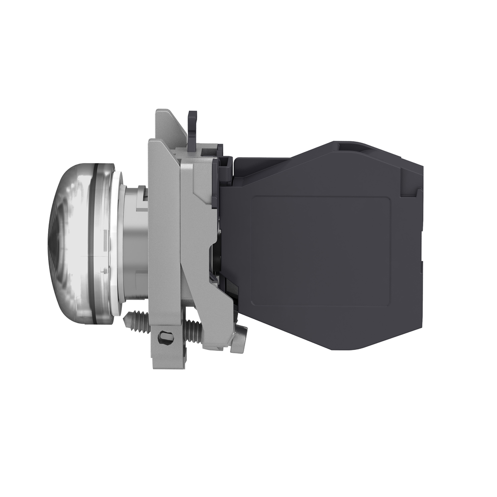 Harmony XB4 - voyant lumineux DEL Atx gaz - Ø22 - blanc - 230V - vis étrier