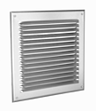 Grille de soufflage/reprise d'air extérieur, alu, 120 à 170 m3/h, D 165 x 165 mm