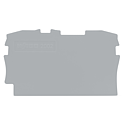 TOPJOB®S : Plaque d'extrémité et intermédiaire 2C / Gris
