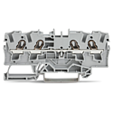 TOPJOB®S : Borne de passage 4C / 4 (6) mm² / Gris
