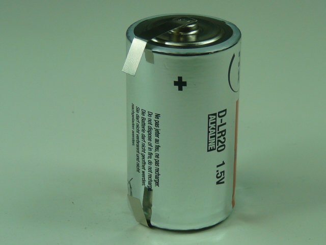Pile(s) Pile alcaline 1x LR20 1S1P 1.5V 19.76Ah T2