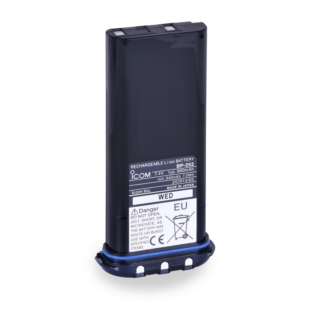 Batterie(s) Batterie talkie walkie Icom 7.4V 980mAh