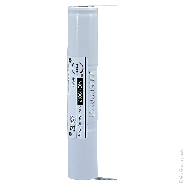 Batterie(s) Batterie eclairage secours 3xSC ST4 + AMP 3.6V 1.6Ah