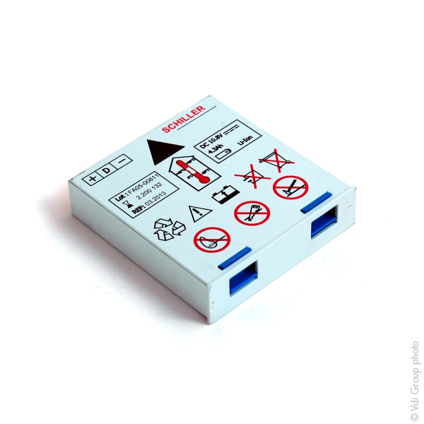Batterie(s) Batterie médicale rechargeable Schiller Defigard 10.8V 4.3Ah