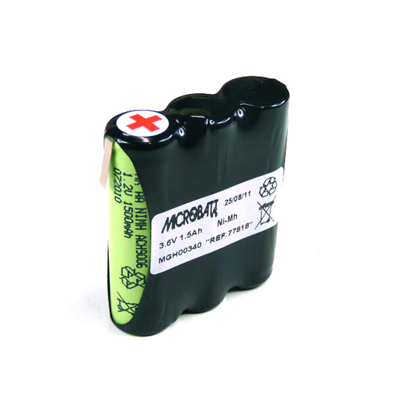 Pack(s) Batterie Nimh 3x AA 3S1P ST1 3.6V 1700mAh T2