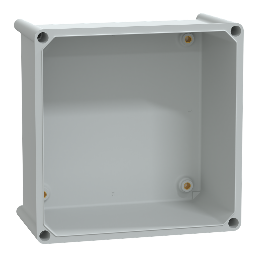 PanelSeT PLS - Boite avec Couvercle transparent 27x27x23 Ral 7035