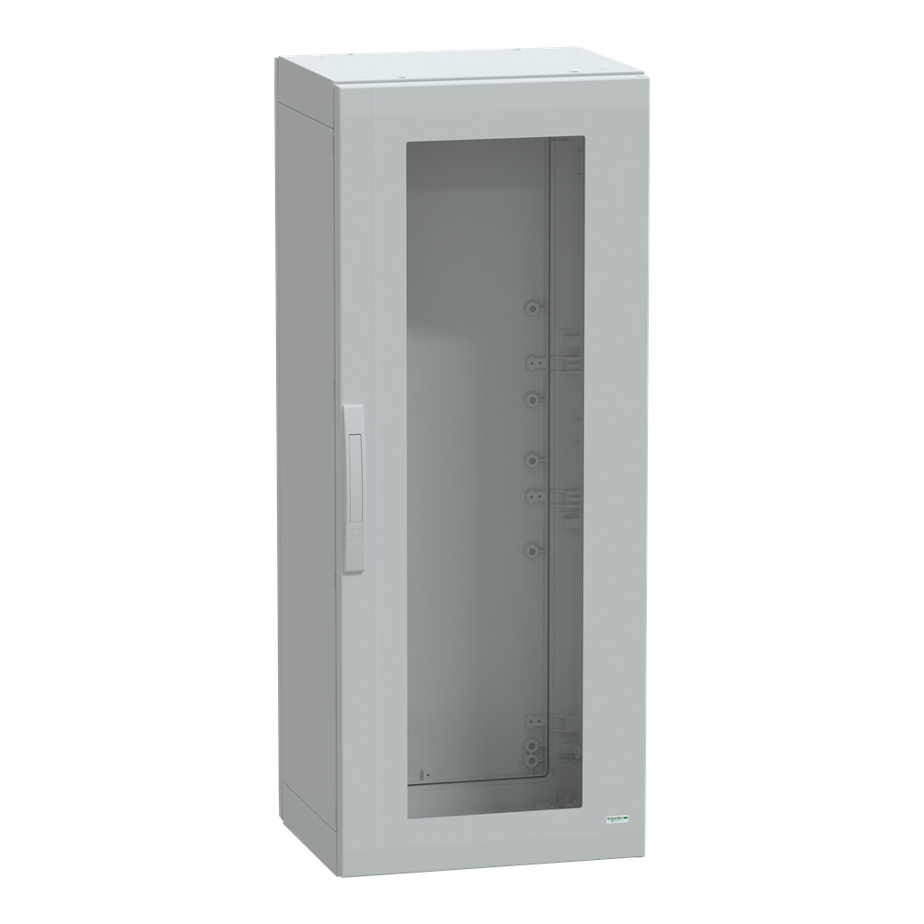 PanelSeT - Armoire polyester 1250x500x420 - IP65 - vitrée Ral 7035