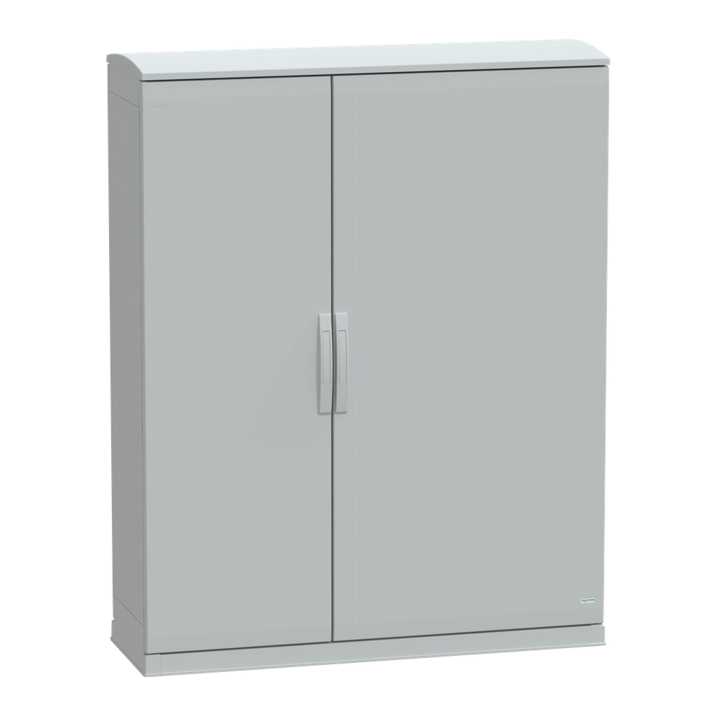 PanelSeT - Armoire polyester socle + toit 1500x1250x420- IP44 Ral 7035