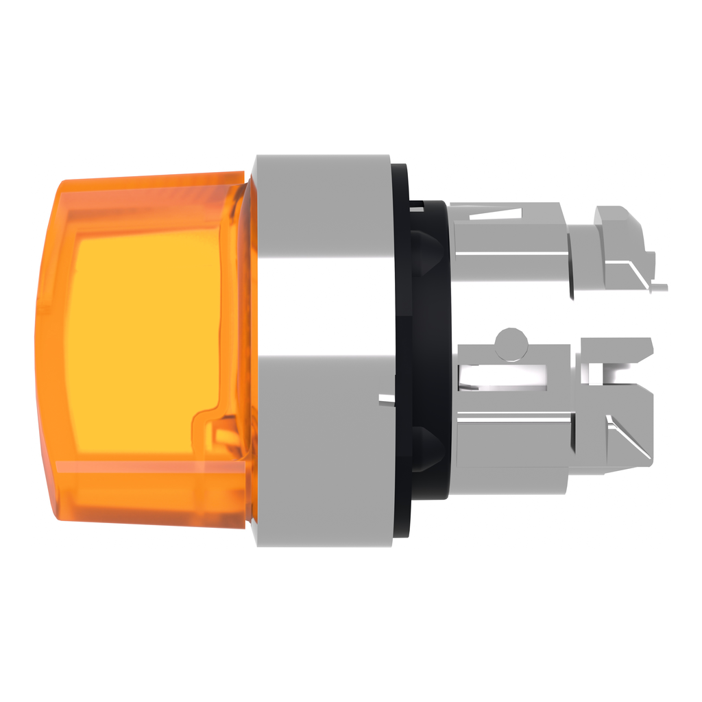 Harmony XB4 - tête bouton à manette lumineux - Ø22 - 2 pos fix - orange